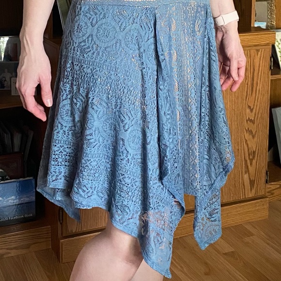 BCBG MaxAzria BOHO dress LiGHT BLUE - Picture 2 of 9